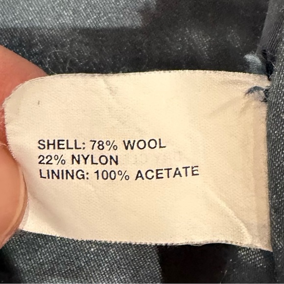 GAP Wool Light Blue Toggle Pea Coat Size S - Picture 6 of 6